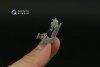 Quinta Studio QD48400 F-16C block 25 3D-Printed & coloured Interior on decal paper (Kinetic 2022 tool) 1/48